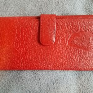 Carlos Falchi red wallet